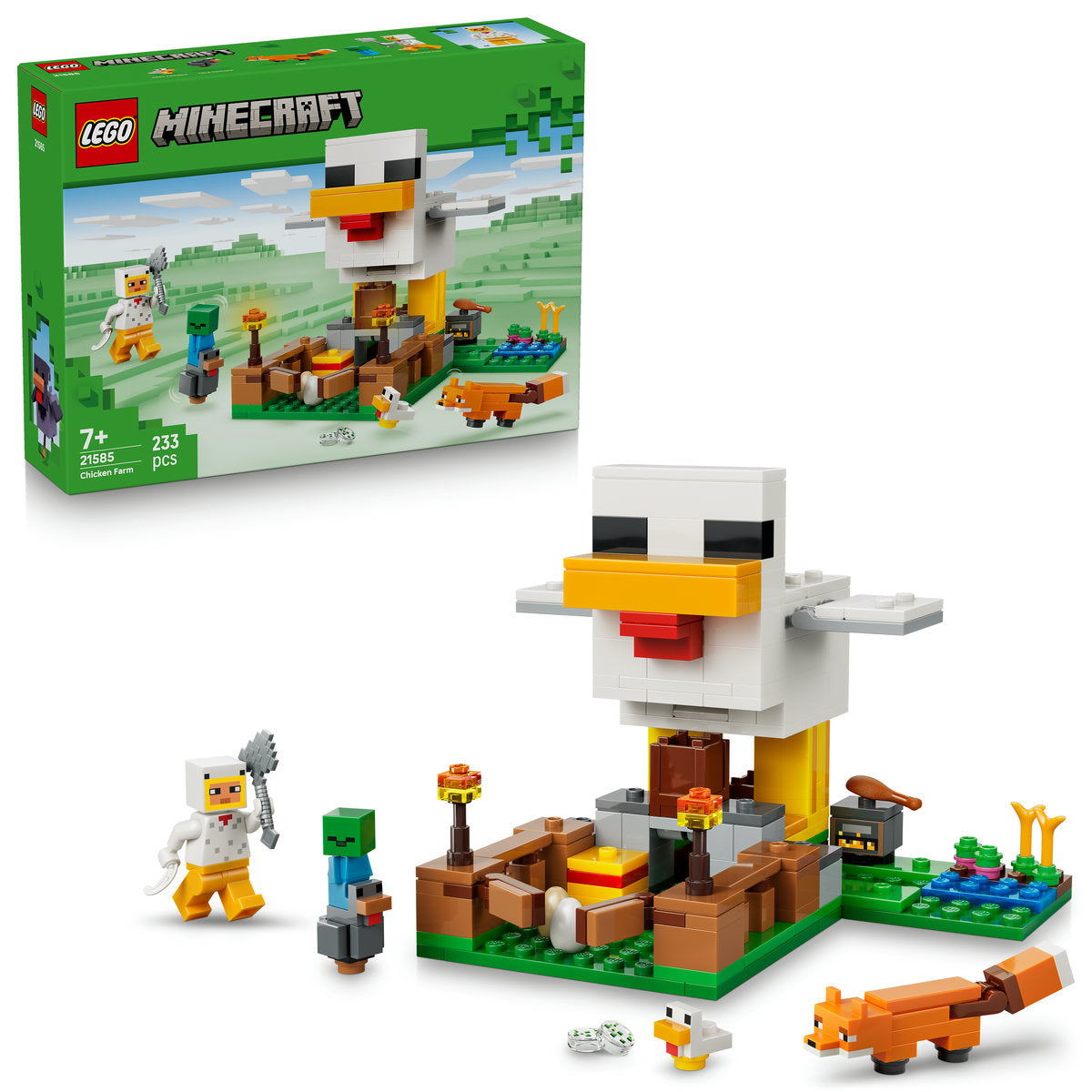 LEGO Minecraft Chicken Farm Gaming Toy 21585