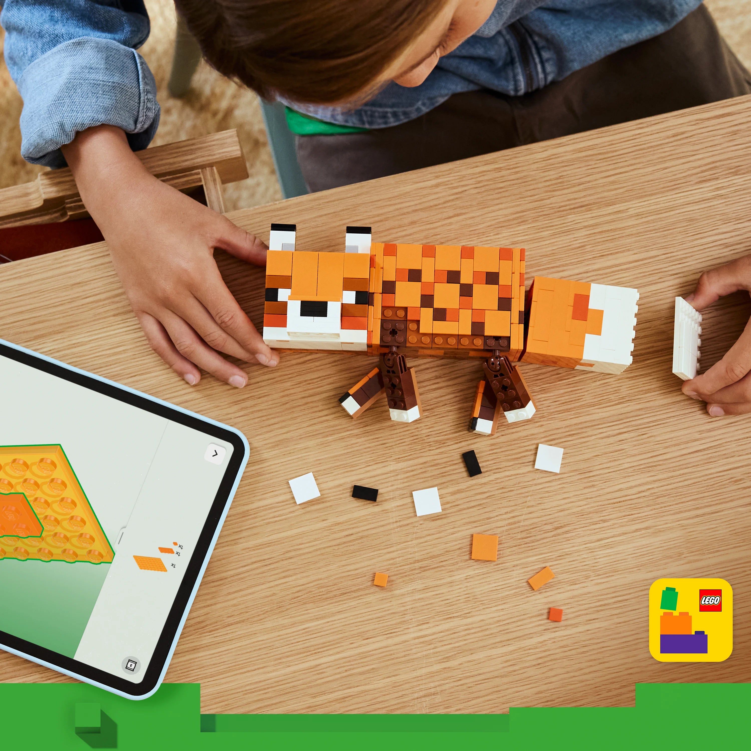 LEGO Minecraft The Fox Toy - Gaming Decor Gift 21588