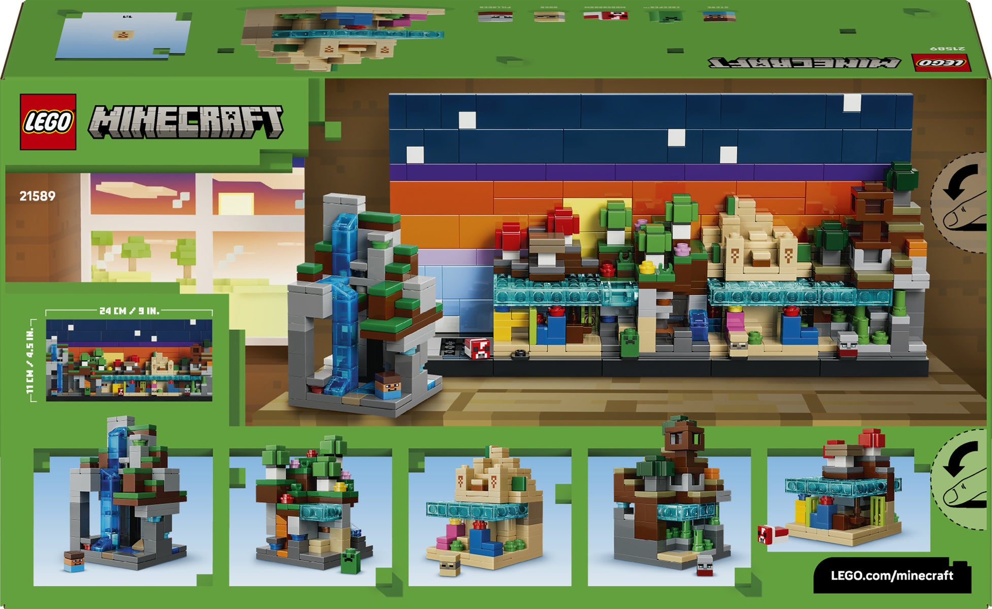 LEGO Minecraft Mini Biomes Building Toy 21589