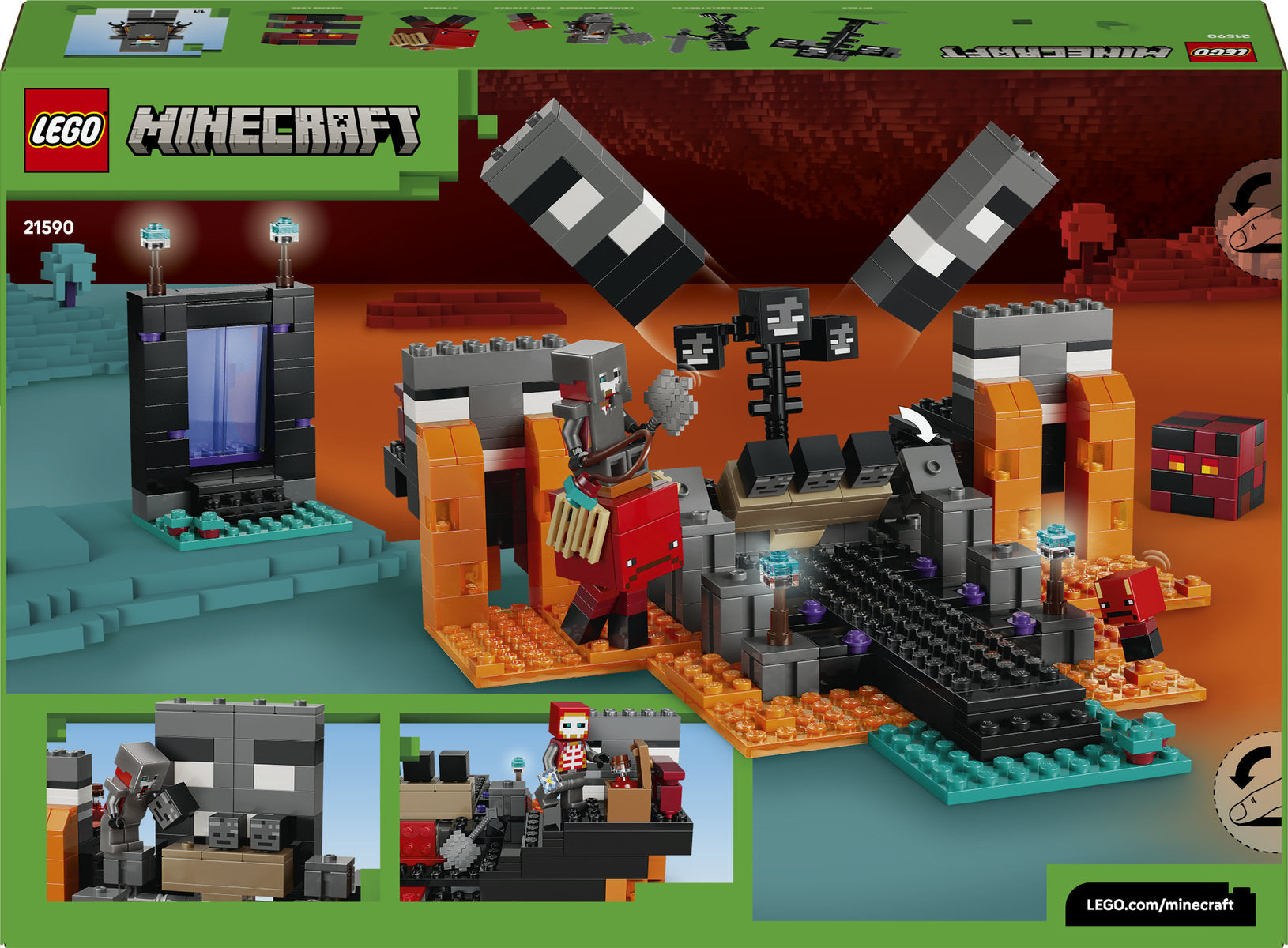 LEGO Minecraft Wither Battle Toy with Figures 21590