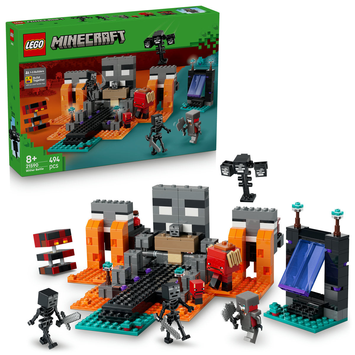 LEGO Minecraft Wither Battle Toy with Figures 21590