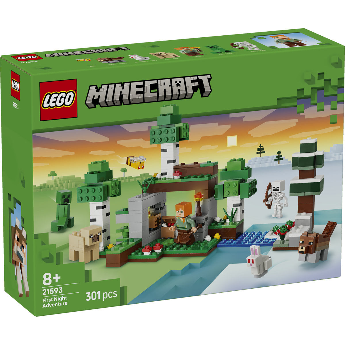 LEGO Minecraft First Night Adventure Building Set 21593