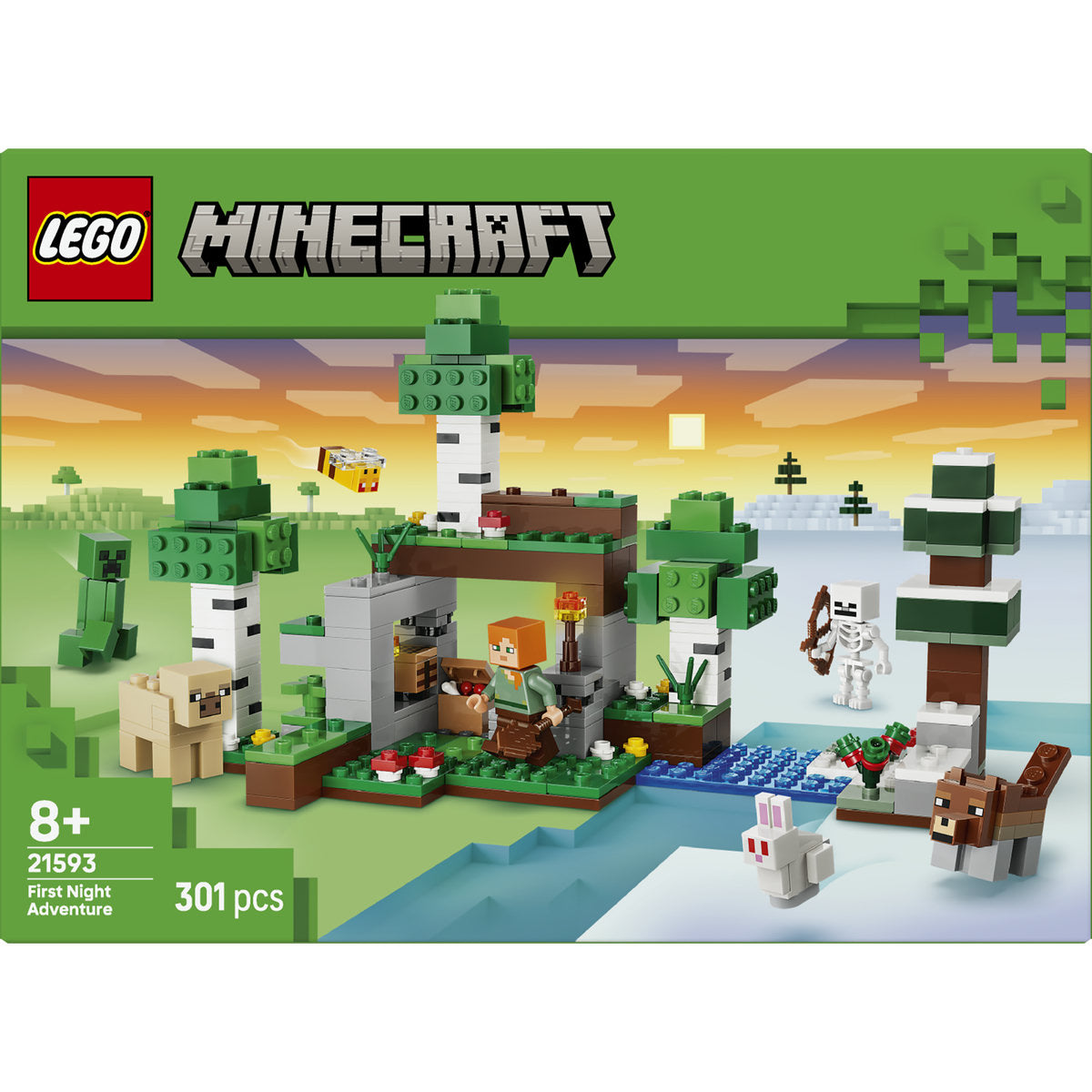 LEGO Minecraft First Night Adventure Building Set 21593