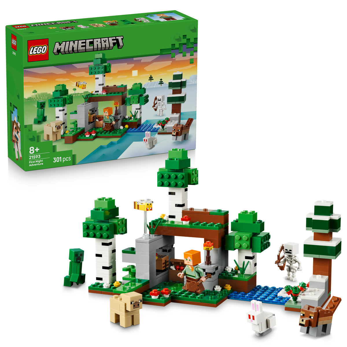 LEGO Minecraft First Night Adventure Building Set 21593