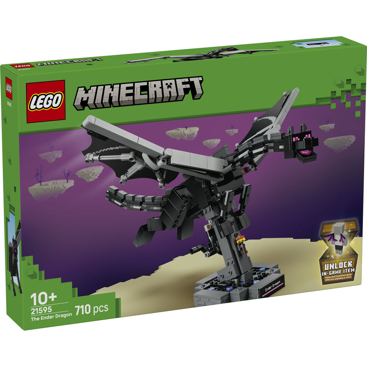LEGO Minecraft Ender Dragon Figure Building Set 21595