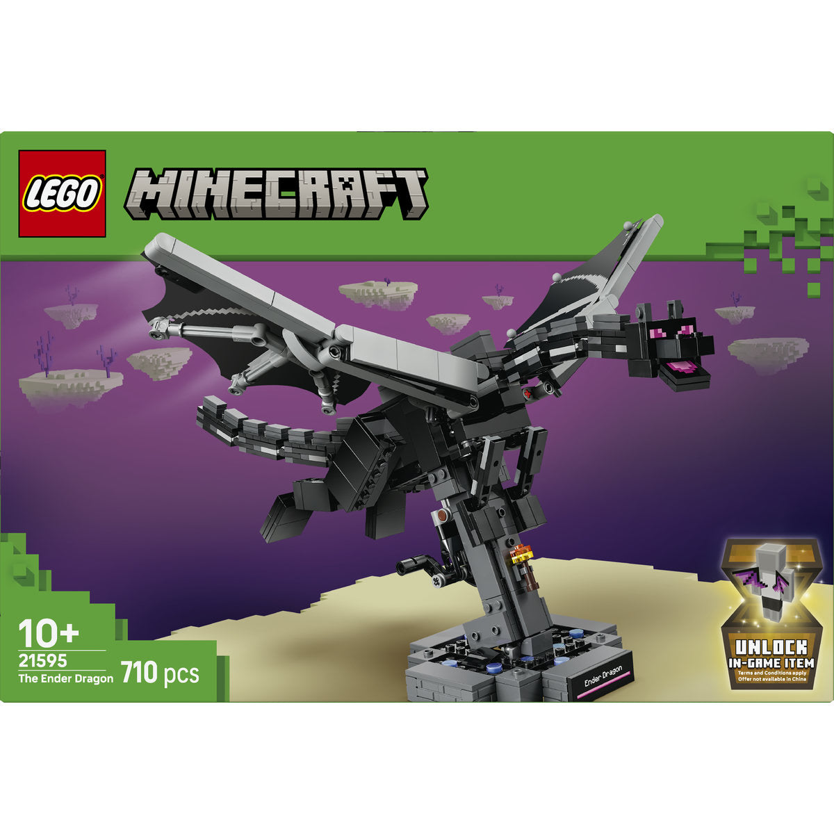 LEGO Minecraft Ender Dragon Figure Building Set 21595