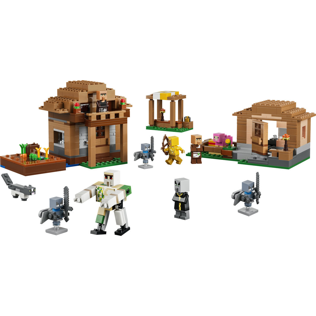 LEGO Minecraft Evoker Village Attack Building Set 21596