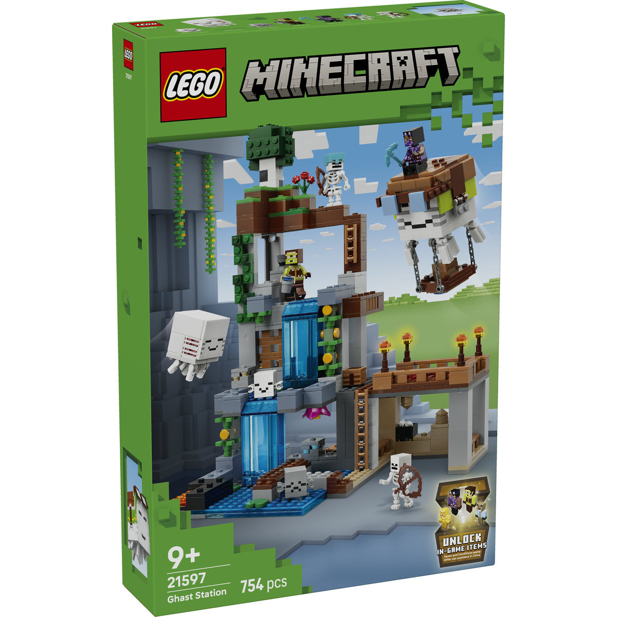 LEGO Minecraft Ghast Station Building Set 21597