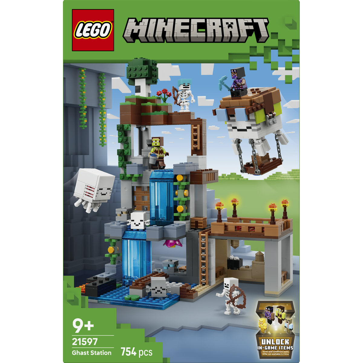 LEGO Minecraft Ghast Station Building Set 21597
