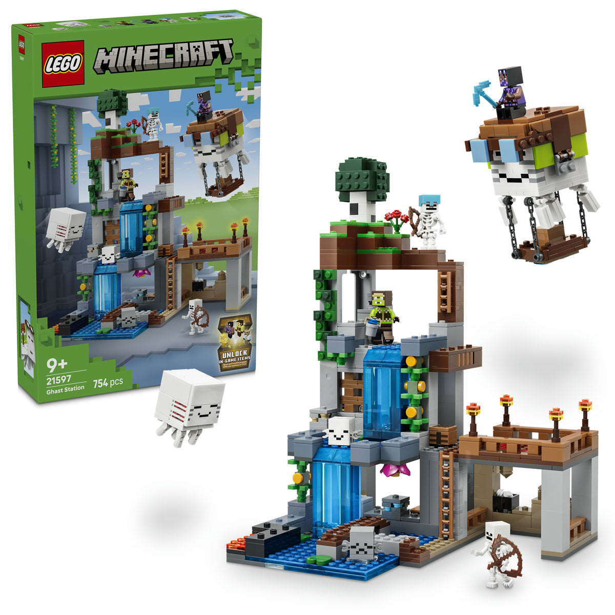 LEGO Minecraft Ghast Station Building Set 21597