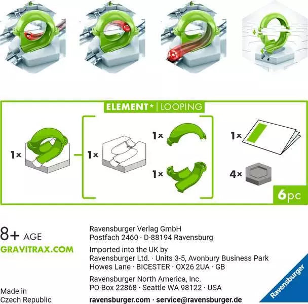 GraviTrax Looping Marble Run Expansion Set