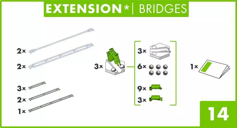 GraviTrax Bridges Expansion Set
