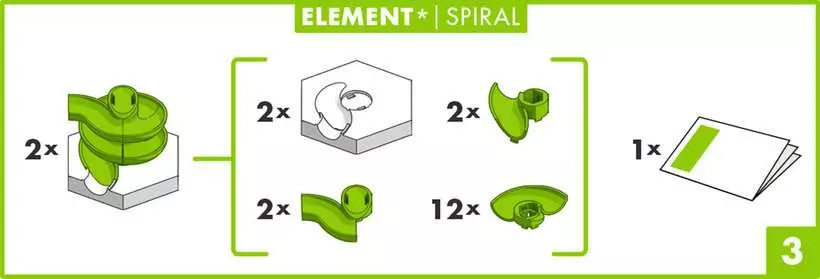 GraviTrax Spiral Marble Run Expansion Set