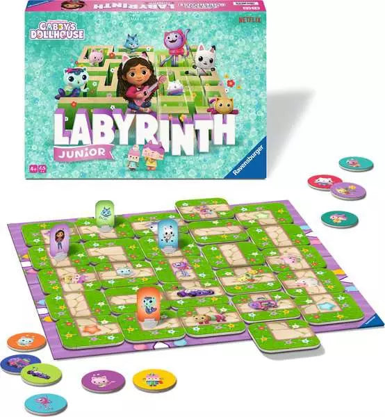 Gabby's Dollhouse Labyrinth Junior Board Game