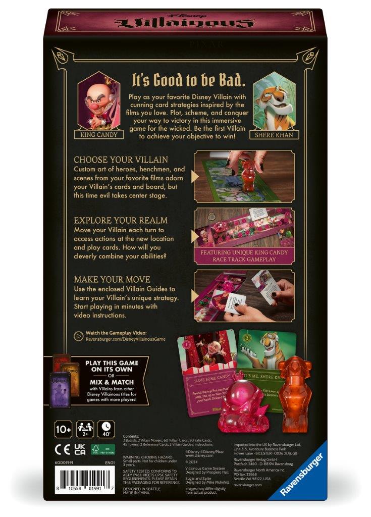 Disney Villainous Expansion Sugar and Spite