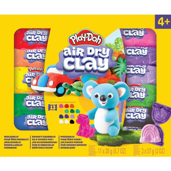 PlayDoh Air Dry Clay Variety Kit Box 13pcs