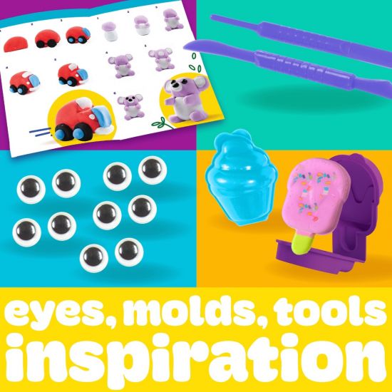 PlayDoh Air Dry Clay Variety Kit Box 13pcs