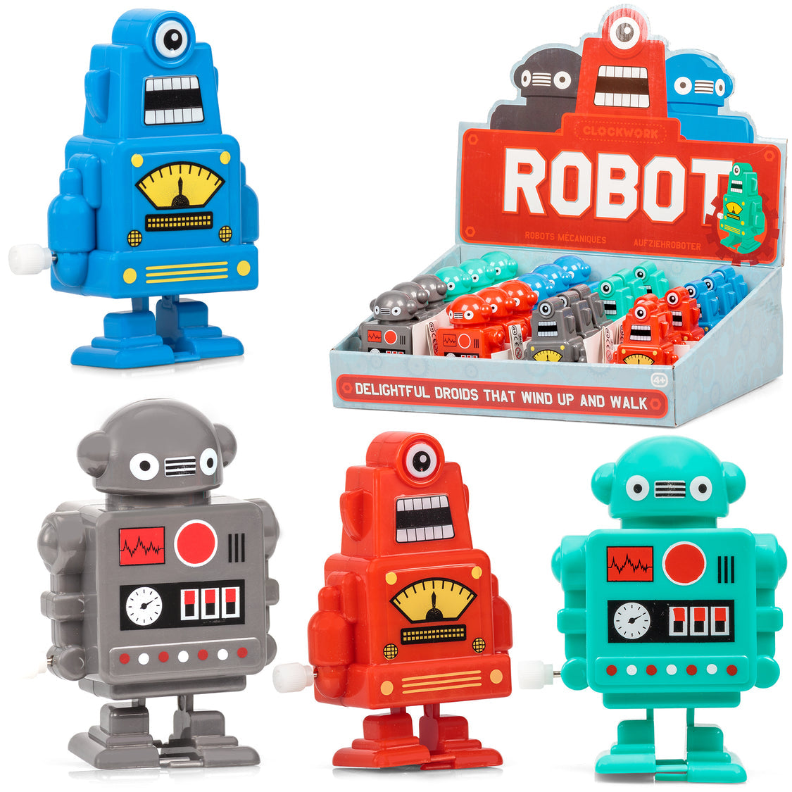 Wind-Up Robot Toy