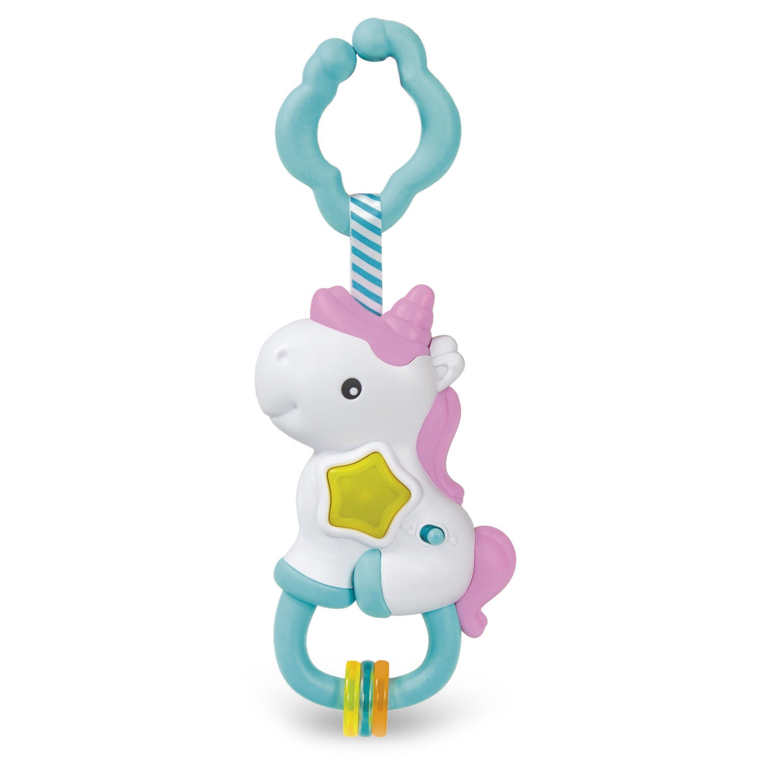 Unicorn Electronic Clip On Rattle