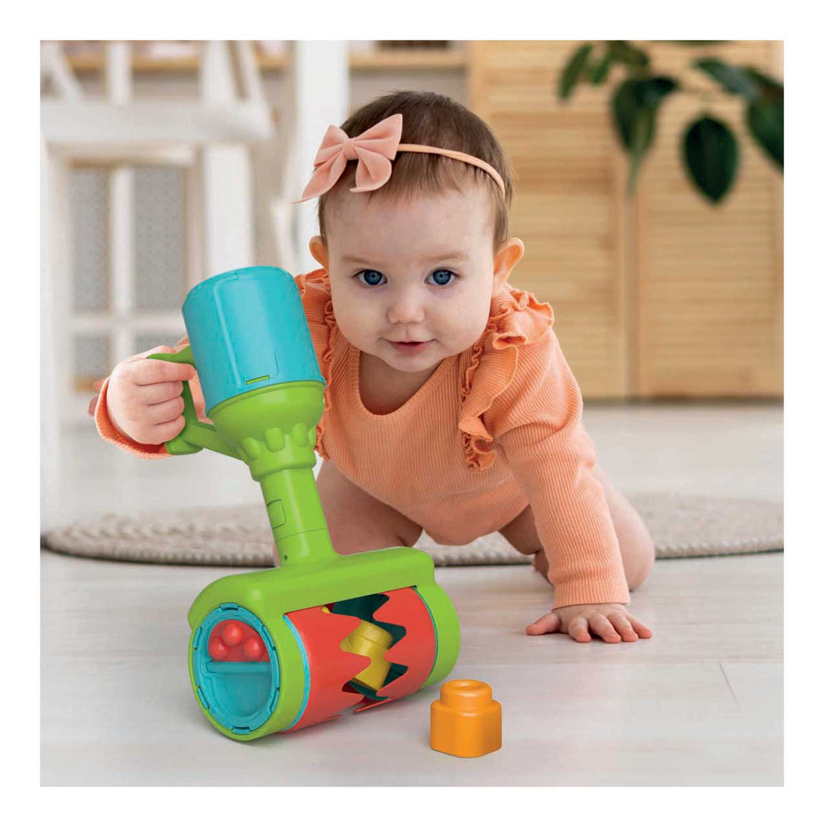 Clementoni Soft Clemmy Sensory Soft Block Roller Vacuum Toy