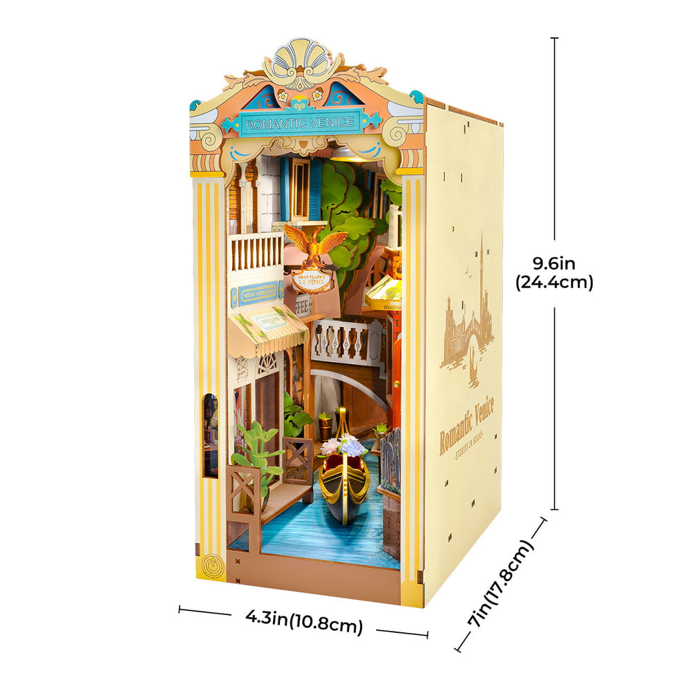 Rolife Romantic Venice DIY Book Nook Kit
