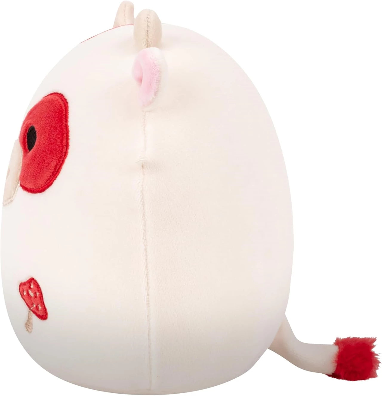 7.5 Squishmallows Claudio - Cream and Burgundy Spotted Cow