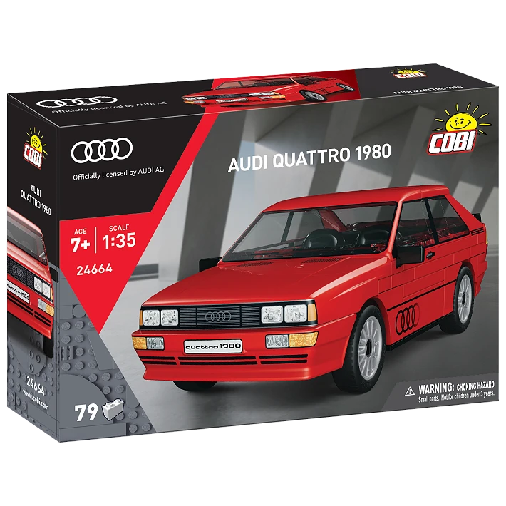 COBI Audi Quattro 1980 Car Building Set 88 Pieces