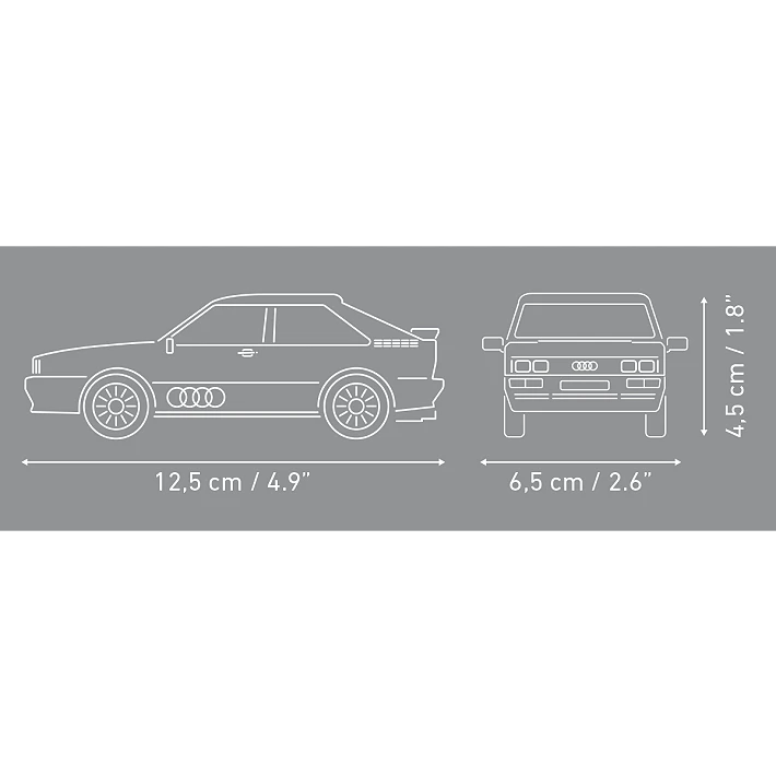 COBI Audi Quattro 1980 Car Building Set 88 Pieces