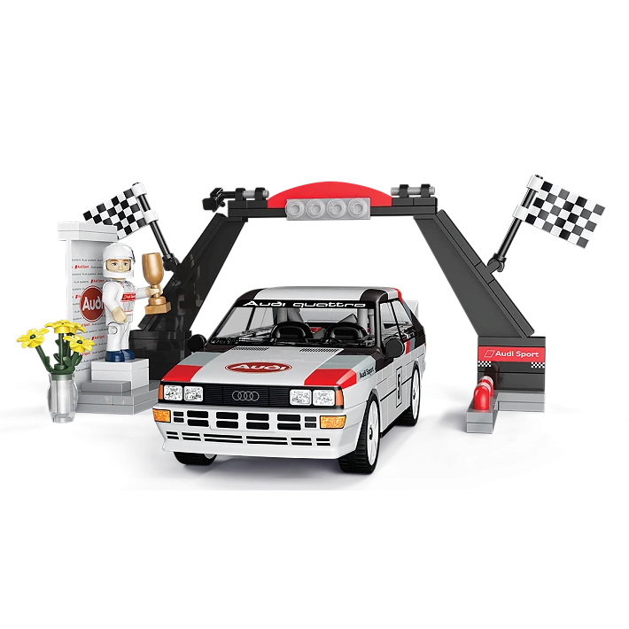 COBI Audi Quattro Group 4 1981 Car Building Set 167 Pieces