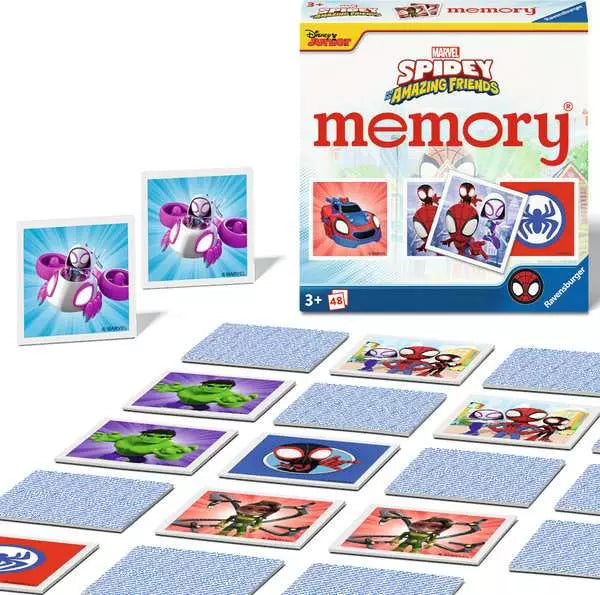 Ravensburger Marvel Spidey and His Amazing Friends Mini Memory Matching Game