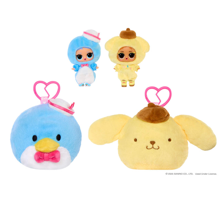 LOL Surprise Loves Hello Kitty Reversible Plush Surprise with Matching LOL Doll