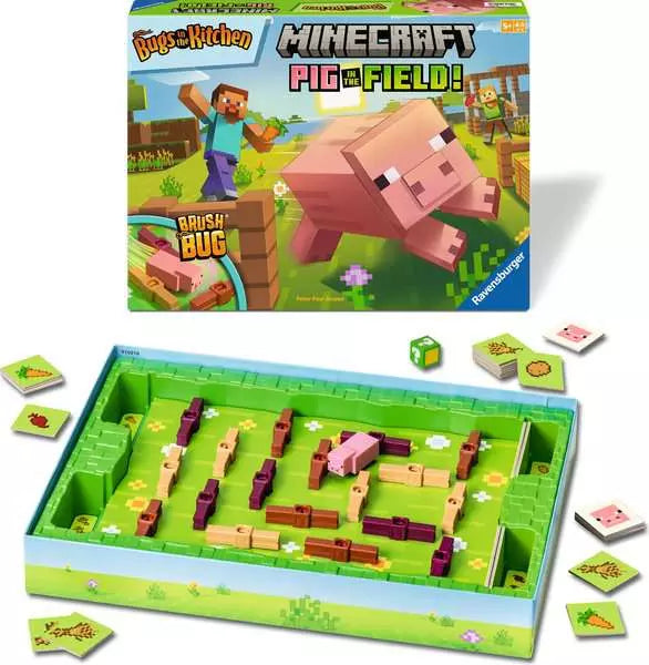 Ravensburger Minecraft Pig in the Field Board Game