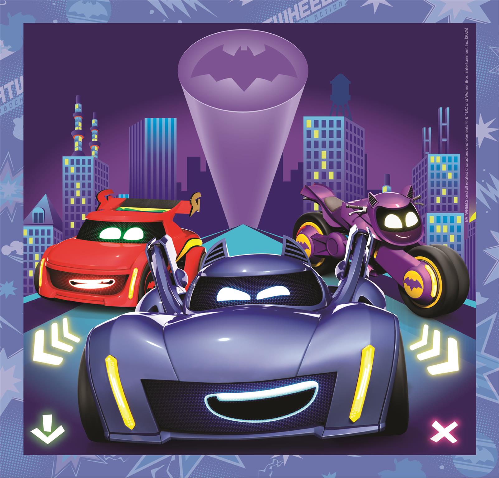 3X48Pc Batwheels Puzzle