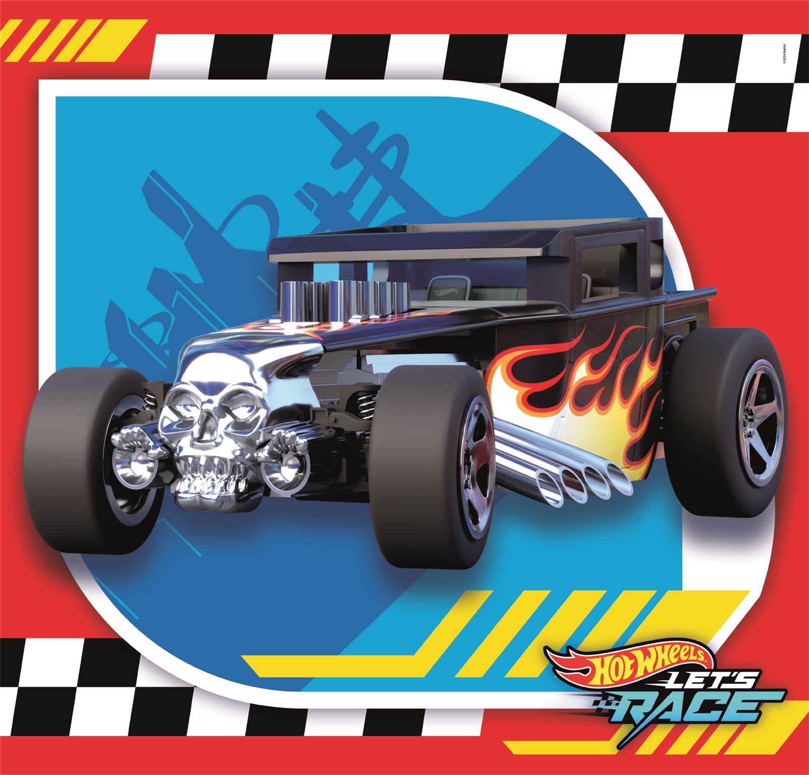 3X48Pc  Hotwheels Puzzle