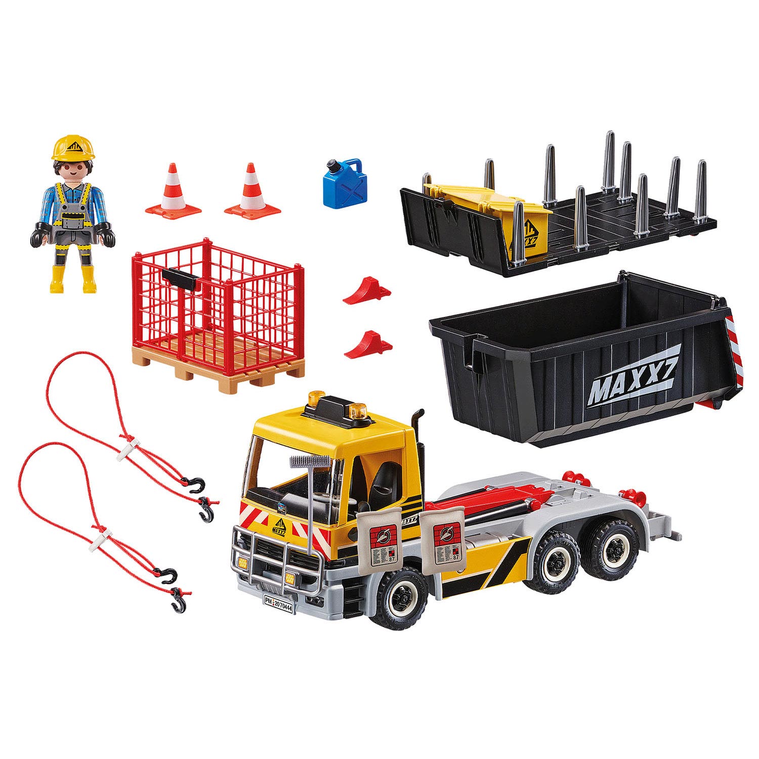 Playmobil 70444 City Action Construction Truck with Tilting Trailer