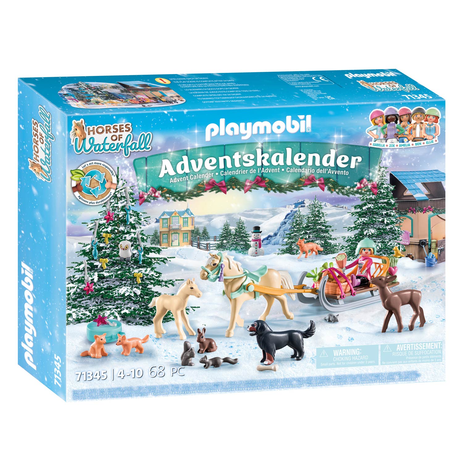 PLAYMOBIL 71345 Advent Calendar Christmas Sleigh