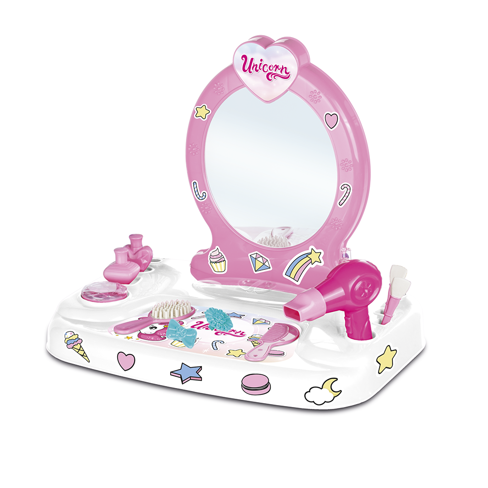 Unicorn Table Top Vanity Set