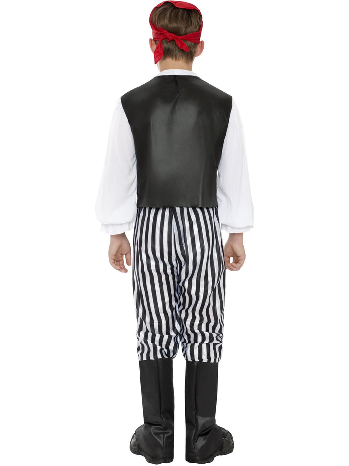 Large Black & White Pirate Costume