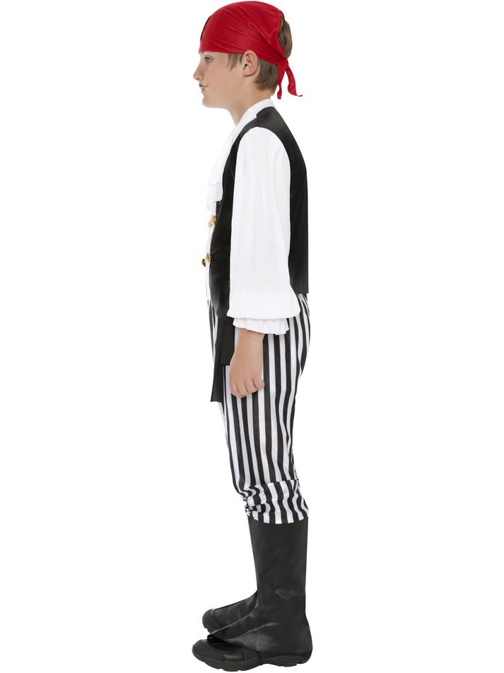 Large Black & White Pirate Costume