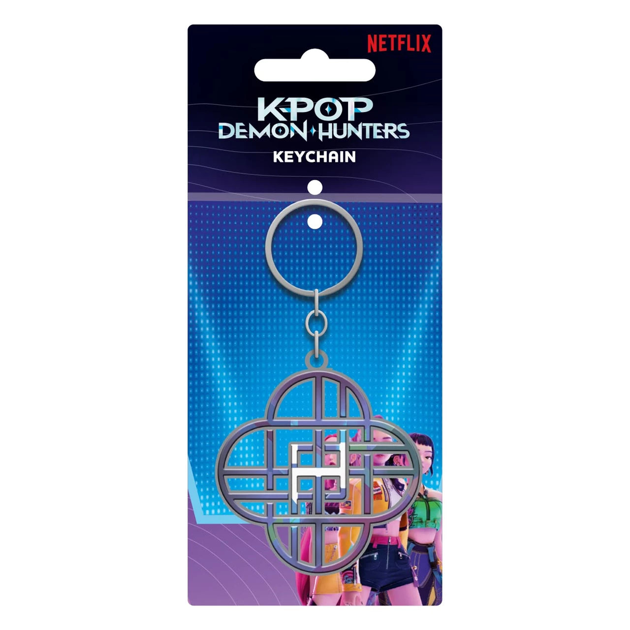K-POP Demon Hunters (Huntrix Logo) Metal Keyring