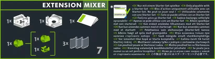 Gravitrax PRO: Mixer