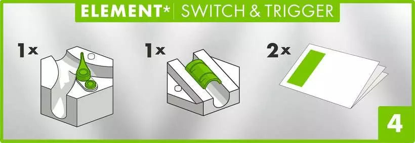 GraviTrax POWER: Switch and Trigger
