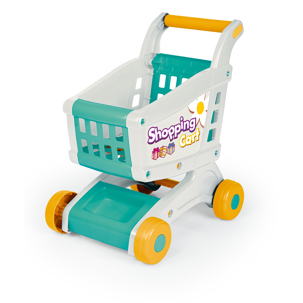Dolu White Shopping Trolley Role Play Toy