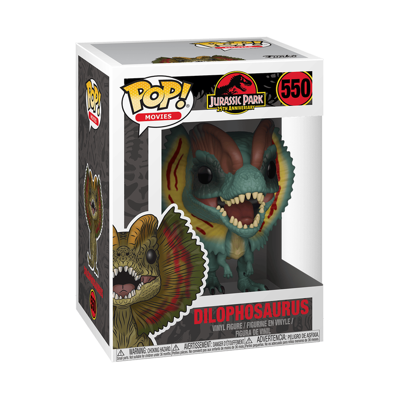 POP Movies Jurassic Park - Dilophosaurus