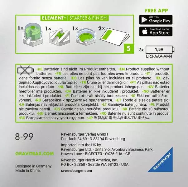 Gravitrax POWER: Starter & Finish