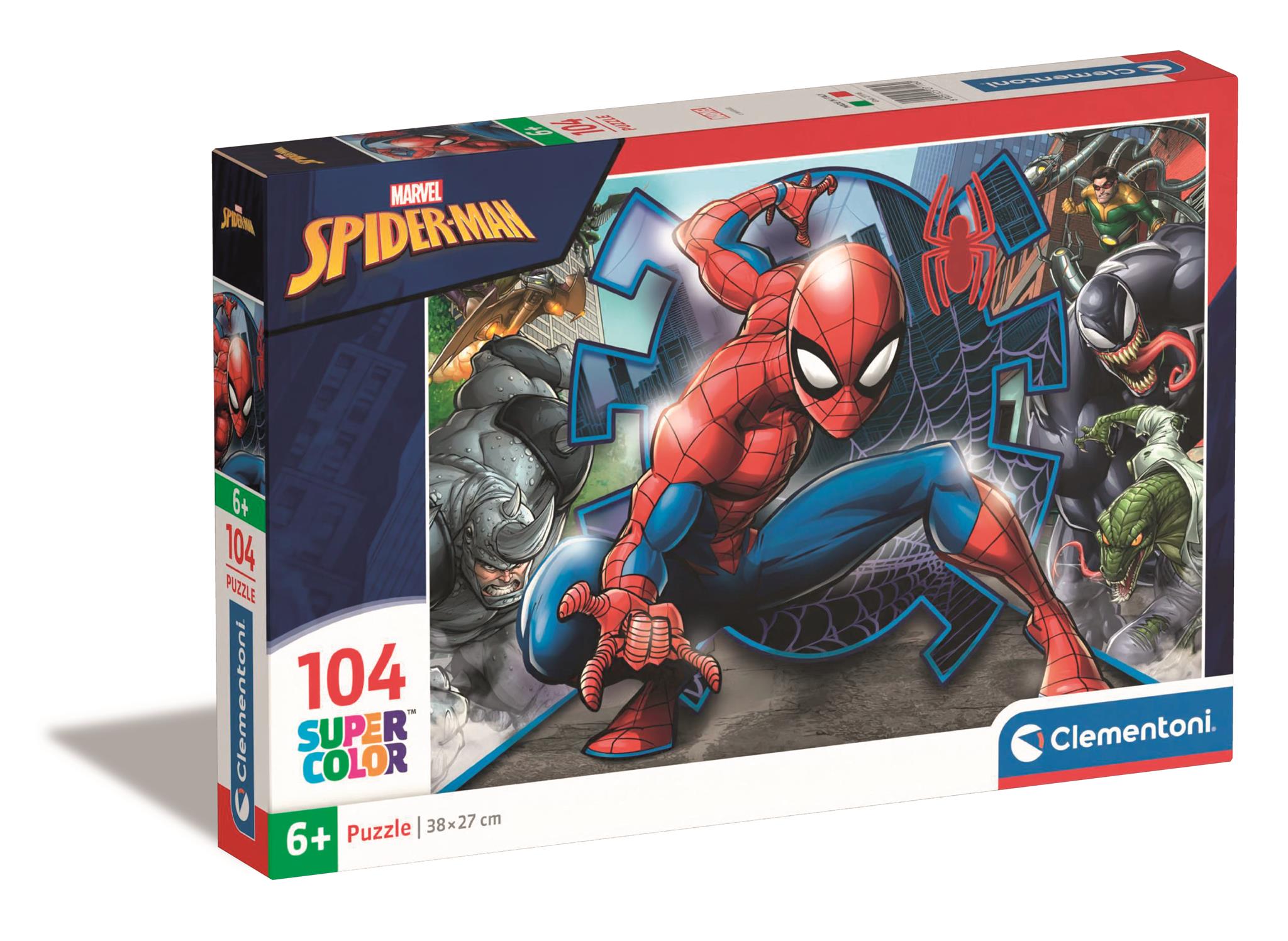 104 Pc Spiderman