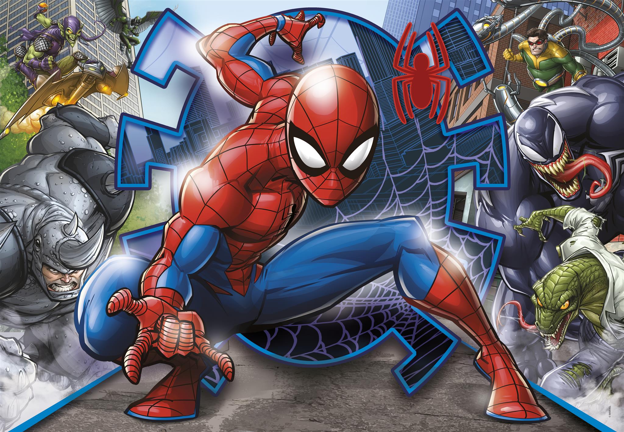 104 Pc Spiderman