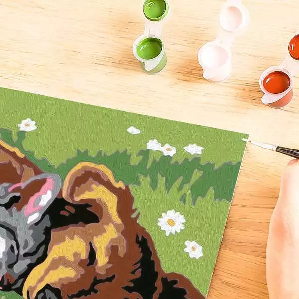Ravensburger CreArt Sleeping Cat and Dog Paint by Numbers Set