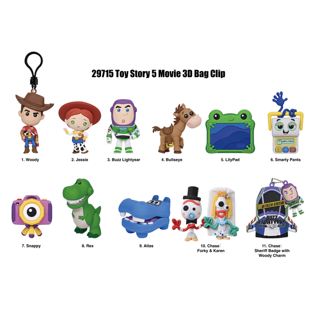 Toy Story 5 Movie Series 1 Mystery Bag Clip