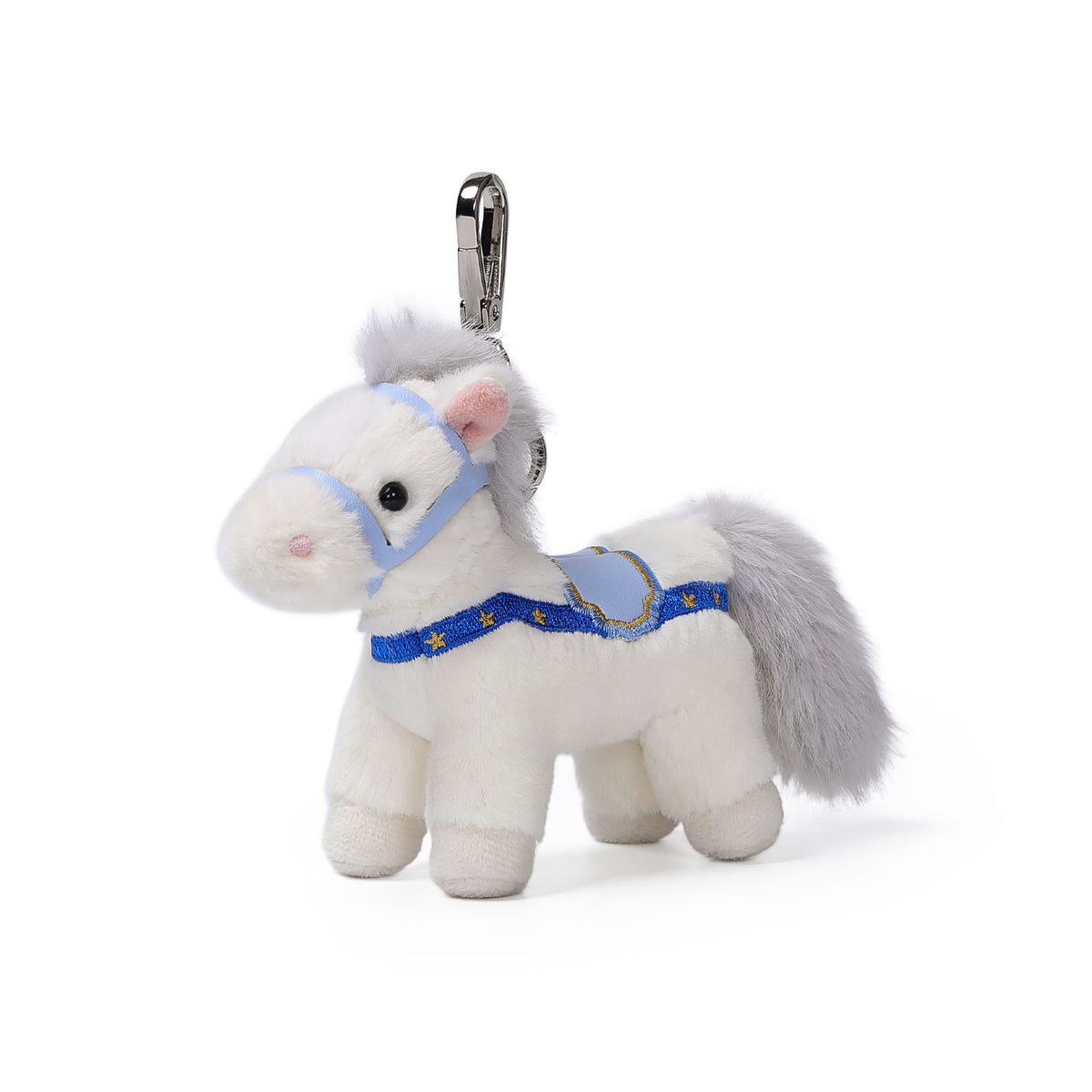 McHugs Snowy Pony Plush Bag Charm